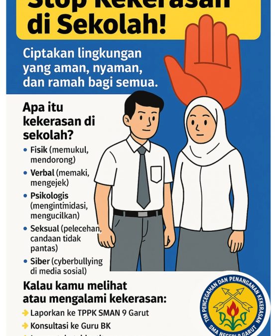 Stop Kekerasan! SMA Negeri 9 Garut Komitmen Wujudkan Sekolah Tanpa Bullying