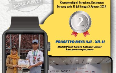 Siswa SMA Negeri 9 Garut Torehkan Prestasi di Kejuaraan Karate Internasional