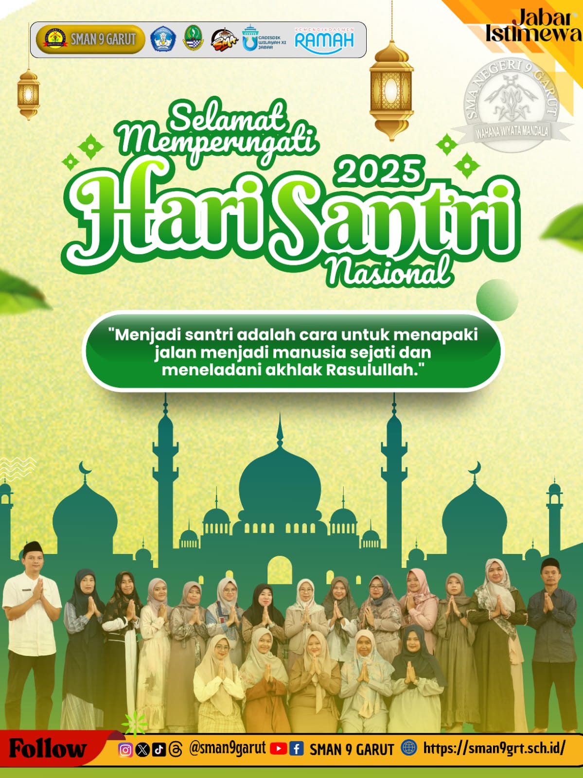 SMA Negeri 9 Garut: Selamat Hari Santri Nasional (HSN) Tahun 2025 SMA Negeri 9 Garut: Selamat Hari Santri Nasional (HSN) Tahun 2025