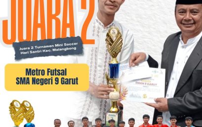 Tim METRO SMA Negeri 9 Garut Raih Juara 2 di Turnamen Mini Soccer U-18 HSN Cup 2025