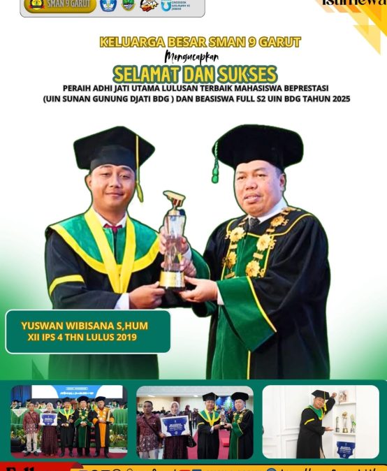 Kabar Baik! Alumni SMA Negeri 9 Garut Raih Adhi Jati Utama