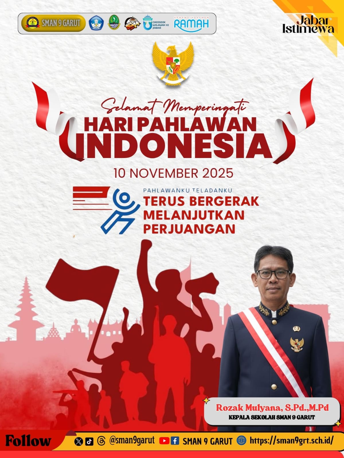 Selamat Hari Pahlawan Nasional, 10 November 2025