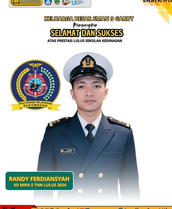 Keren! Siswa SMA Negeri 9 Garut Tembus Gerbang Kedinasan di Politeknik Pelayaran Barombong.