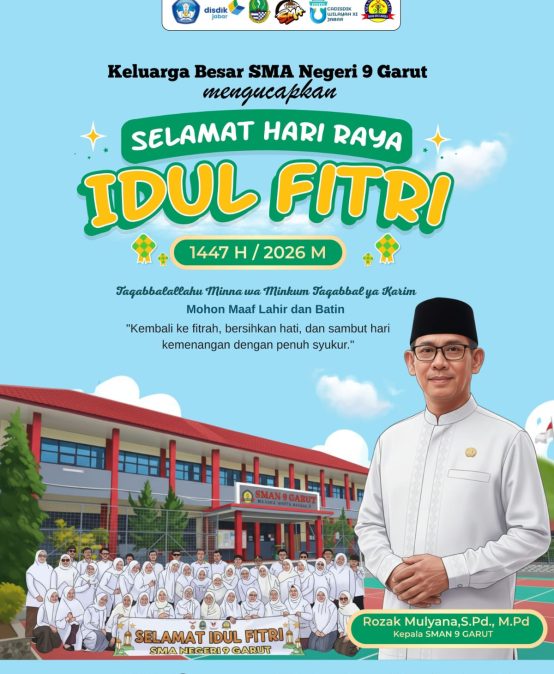 Keluarga Besar SMA Negeri 9 Garut Mengucapkan Selamat Hari Raya Idul Fitri 1447 H